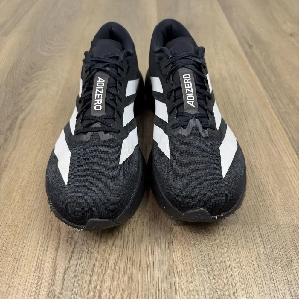 Adidas Adizero Evo SL Mens Size 13 Black Lightweight Running Sneakers Low Top